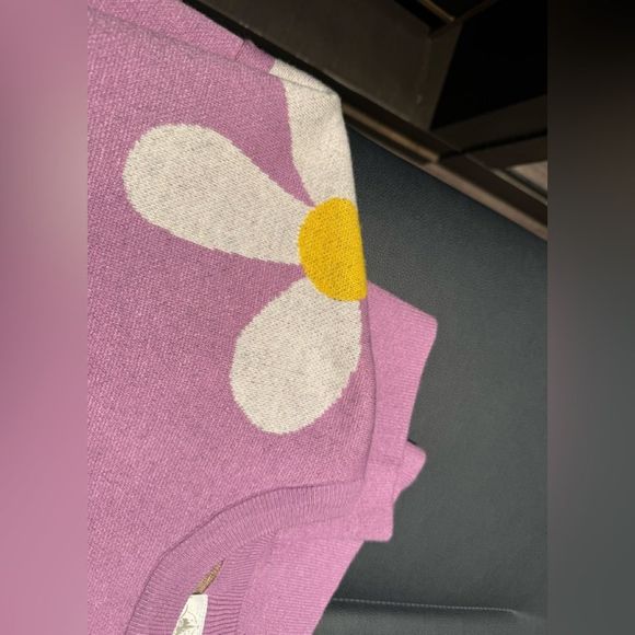 NWT Disney Parks Daisy Duck Flower Knit Pullover Sweatshirt Sweater Plus Size 3X - Picture 4 of 16